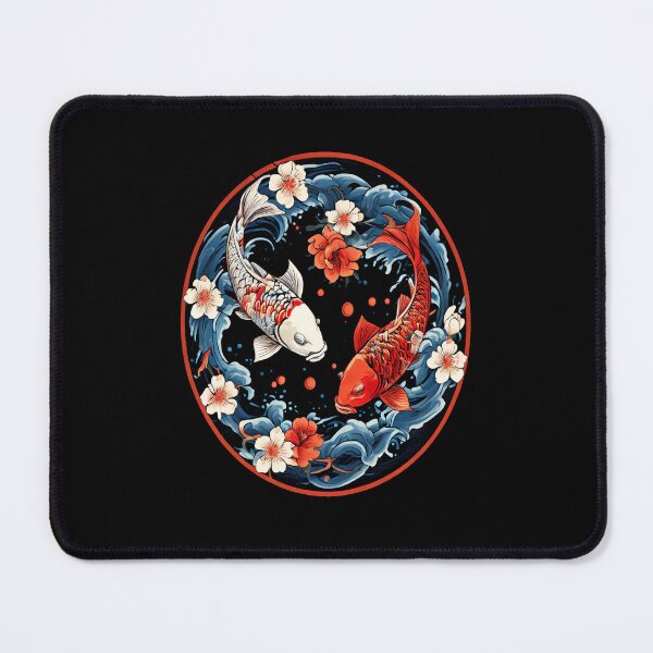 Item preview, Floral Japenese Koi Fish designed and sold by BirdsnStuff.