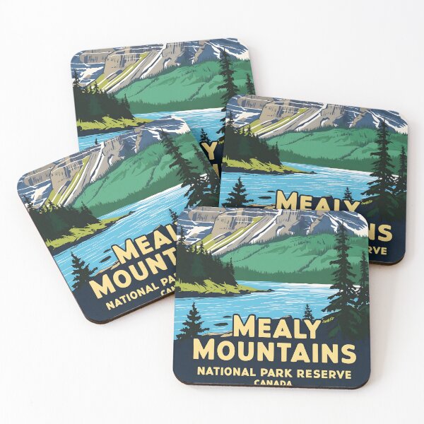 Item preview, Mealy Mountains National Park Canada Vintage Travel Tourism  designed and sold by TravelersGems.