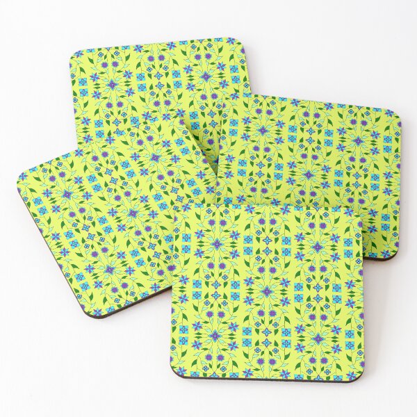 Item preview, Yellow Neon Vine Floral designed and sold by Niibidoon.