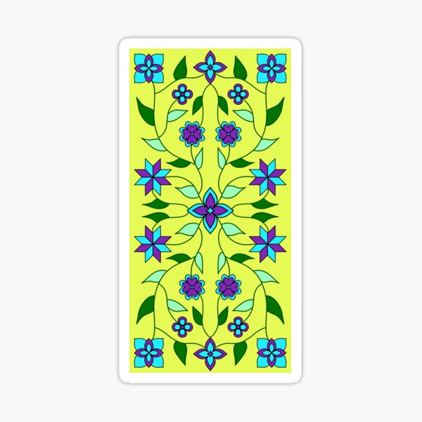 Item preview, Yellow Neon Vine Floral designed and sold by Niibidoon.