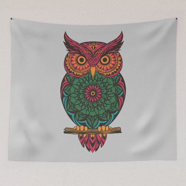 Item preview, Minimalist and Aesthetic Tribal Owl  designed and sold by 123ks.