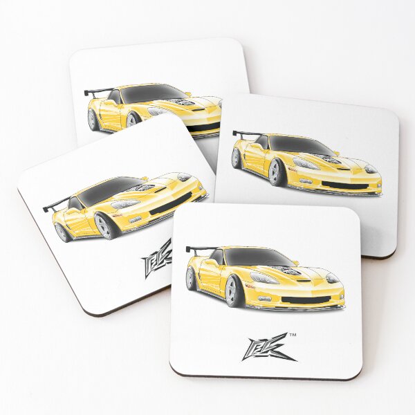 Aperçu de l'œuvre corvette c6r jaune créée et vendue par NaquashM.