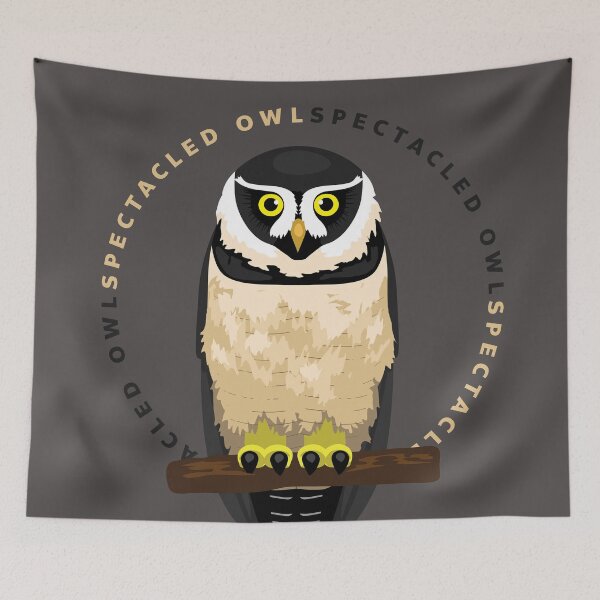 Item preview, Bird Spectacled Owl Exotic Neotropical designed and sold by SUPERHERON.