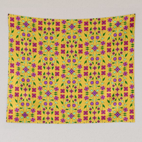Item preview, Orange Neon Vine Floral designed and sold by Niibidoon.
