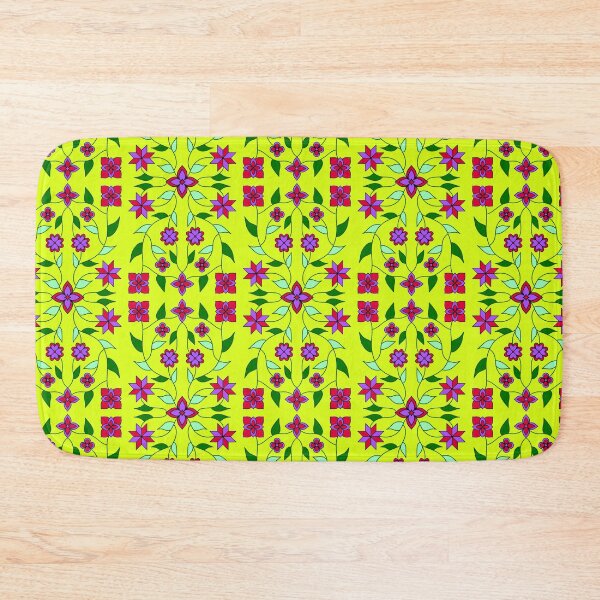 Item preview, Yellow Neon Vine Floral designed and sold by Niibidoon.
