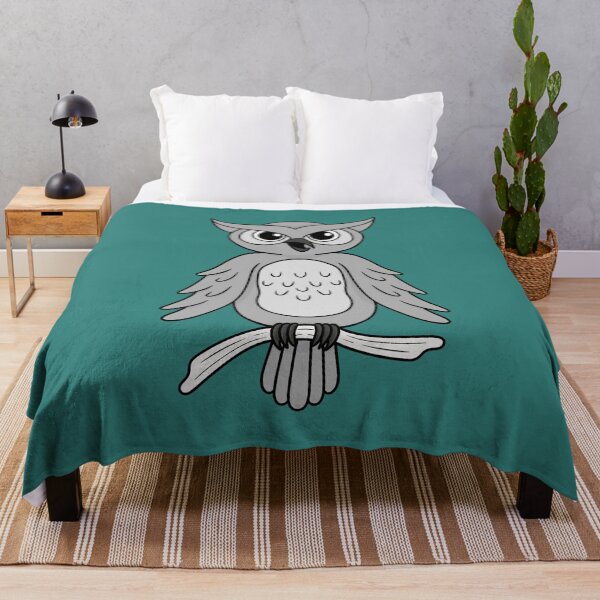 Item preview, Cute Grey Owl designed and sold by Amanda Kinast.