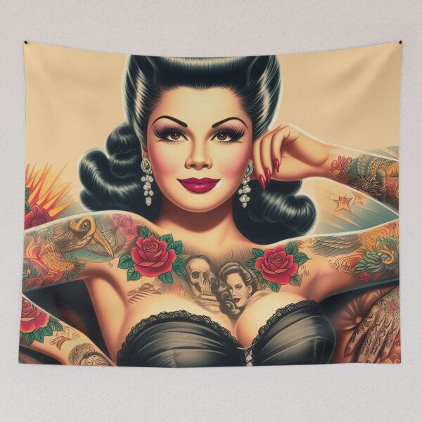 Item preview, Retro Alternative Girl designed and sold by PulpVintage.