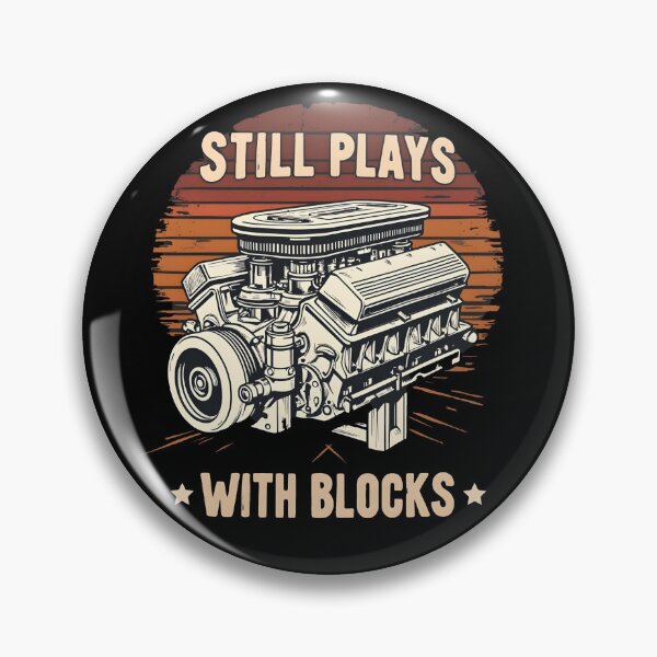 Item preview, Mechanics Still Plays With Blocks designed and sold by HeadTurningArt.