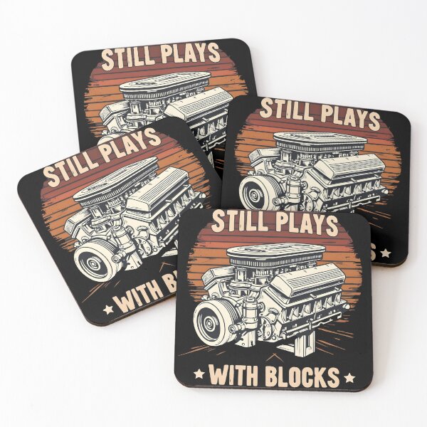 Item preview, Mechanics Still Plays With Blocks designed and sold by HeadTurningArt.