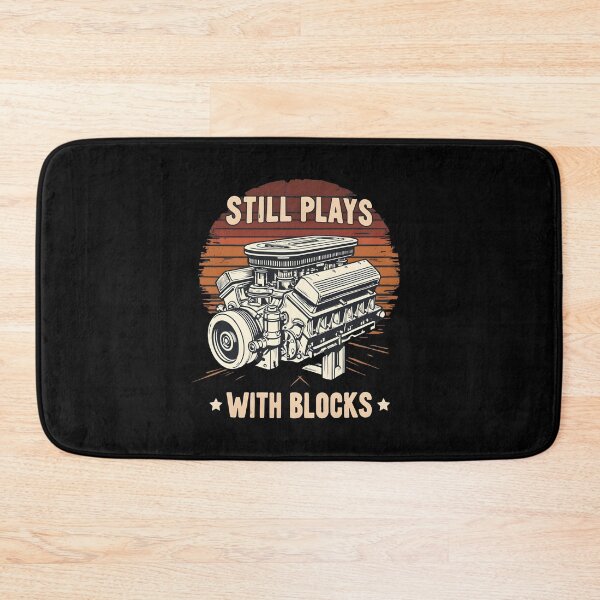 Item preview, Mechanics Still Plays With Blocks designed and sold by HeadTurningArt.