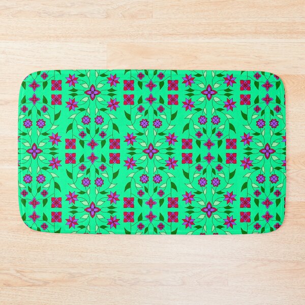 Item preview, Green Neon Vine Floral designed and sold by Niibidoon.