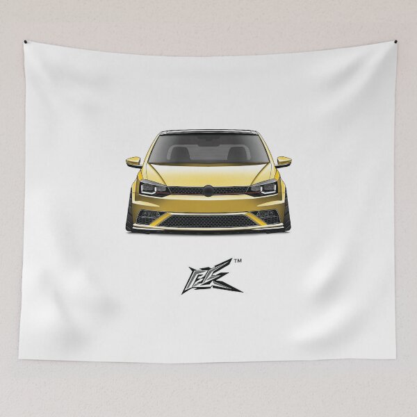 Item preview, popular german hatchback yellow  designed and sold by NaquashM.