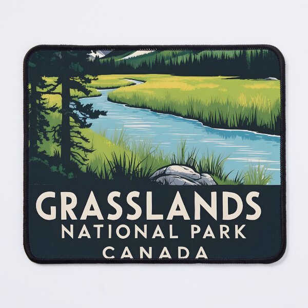 Item preview, Grasslands National Park Canada Vintage Travel Tourism  designed and sold by TravelersGems.