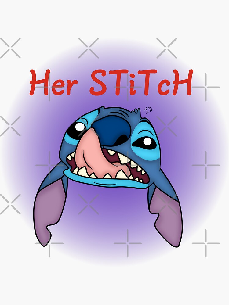 Stitch and Doll  Sticker for Sale by FalChi