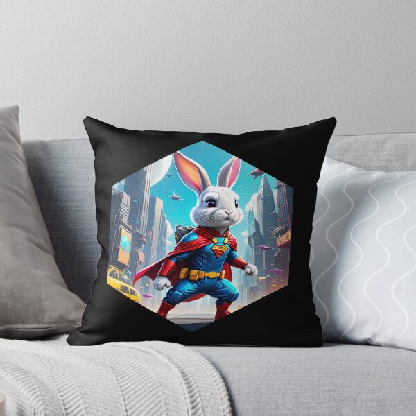 Item preview, Cute Superhero Bunny designed and sold by AbsoluteA.