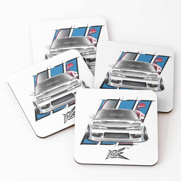 Item preview, nissan silvia s14 kouki stanced white  designed and sold by NaquashM.