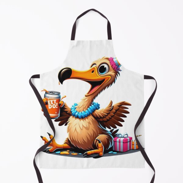 Item preview, Festive Cartoon Bird Celebrating with Gifts and Refreshments designed and sold by Aqmean.