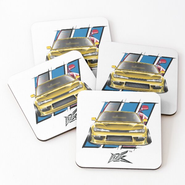 Item preview, nissan silvia s14 kouki stanced yellow designed and sold by NaquashM.