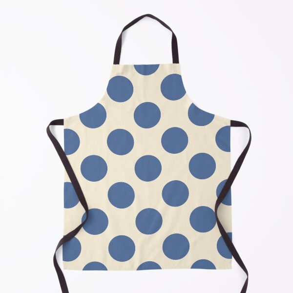 Item preview, Earthy Blue Polka Dots and Cream Background designed and sold by Kpss2564.