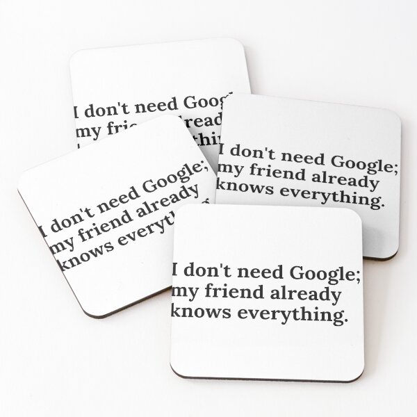 Item preview, I don't need Google designed and sold by Sarzel.