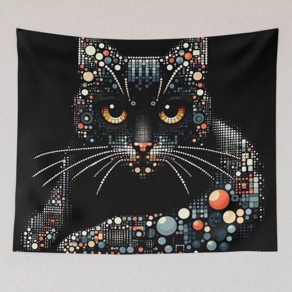 Item preview, Kooky Kitty Cat designed and sold by Wanderdreaming.