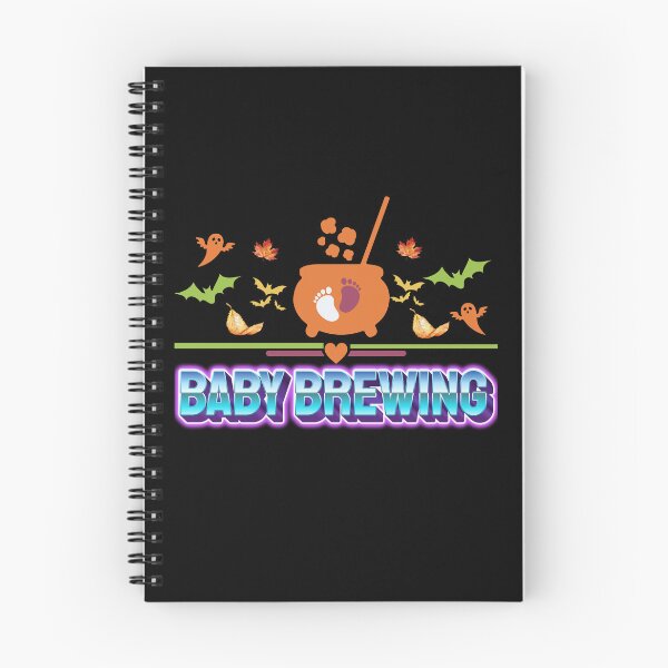 Item preview, Baby Brewing, Fall Pregnancy Announcement, Fall Halloween Retro Design designed and sold by Raise2Shine.