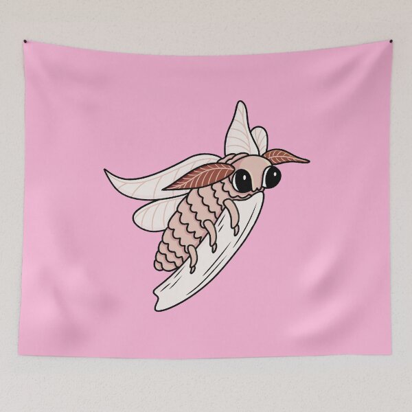 Item preview, Cute Fluffy Silk Moth designed and sold by Amanda Kinast.
