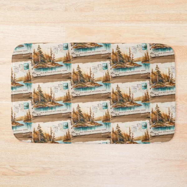 Item preview, Isle Royale National Park Postcard Vintage Retro Travel designed and sold by TravelPostcardGems.