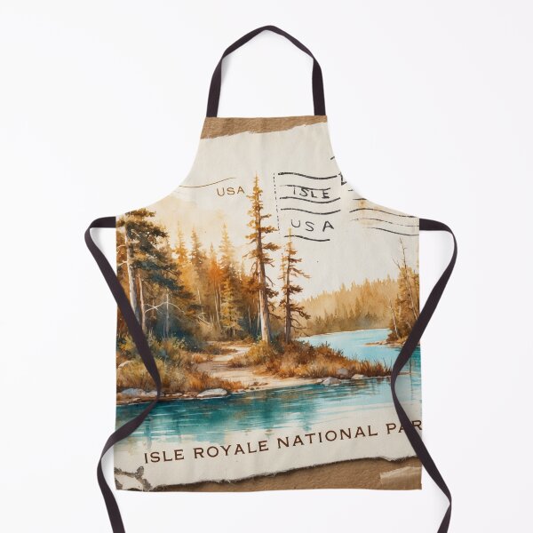 Item preview, Isle Royale National Park Postcard Vintage Retro Travel designed and sold by TravelPostcardGems.