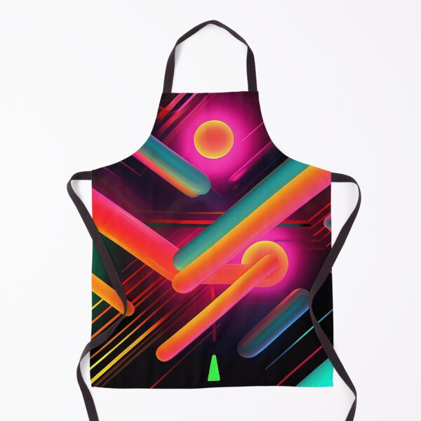 Item preview, “Neon Dreamscapes: Laser Flux 3D Color Surge” designed and sold by Art-Vortex-fr.