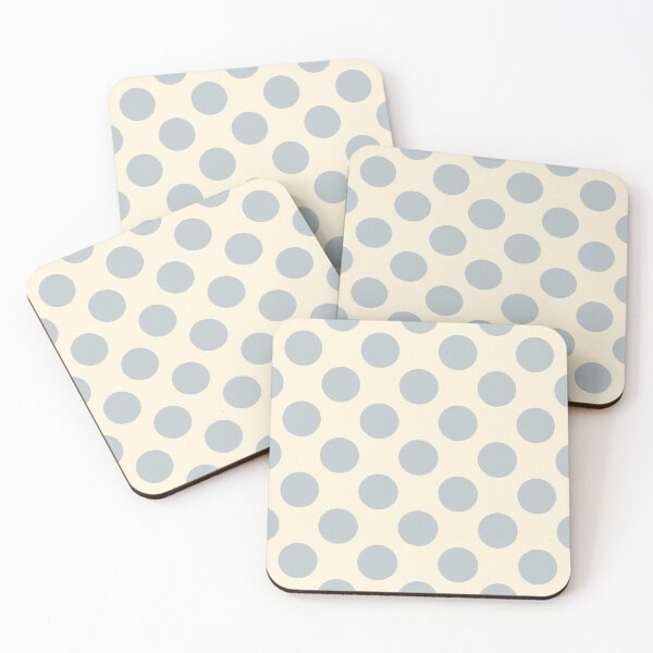 Item preview, Earthy Light Blue Polka Dots and Cream Background designed and sold by Kpss2564.