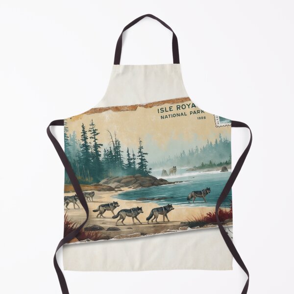 Item preview, Isle Royale National Park Postcard Vintage Retro Travel designed and sold by TravelPostcardGems.