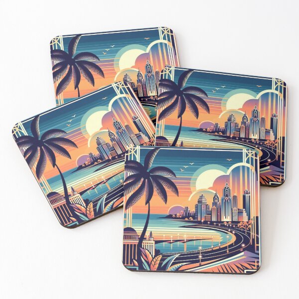 Item preview, Sunset Metropolis designed and sold by ZenOfAIarts.