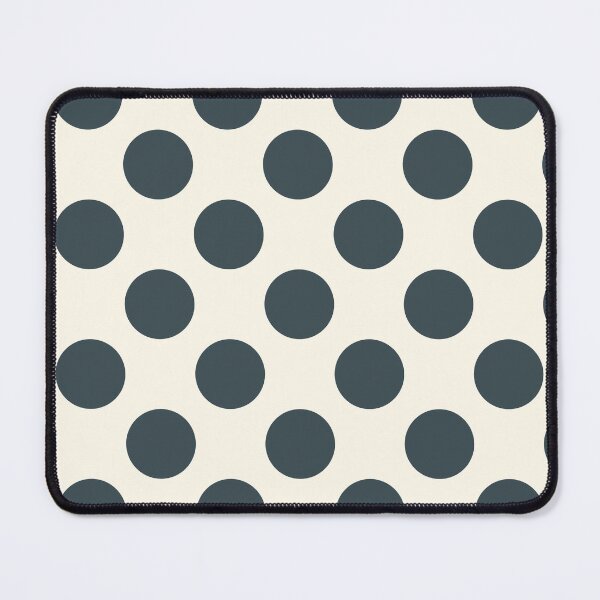 Item preview, Earthy Dark Blue Polka Dots and Cream Background designed and sold by Kpss2564.