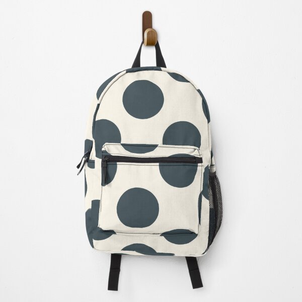 Item preview, Earthy Dark Blue Polka Dots and Cream Background designed and sold by Kpss2564.