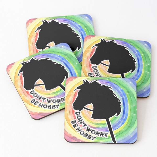Item preview, BE HOBBY- hobby horse- rainbow designed and sold by InNeRoDa.