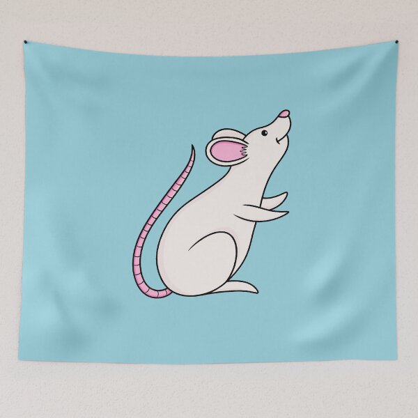 Item preview, Cute White Mouse designed and sold by Amanda Kinast.