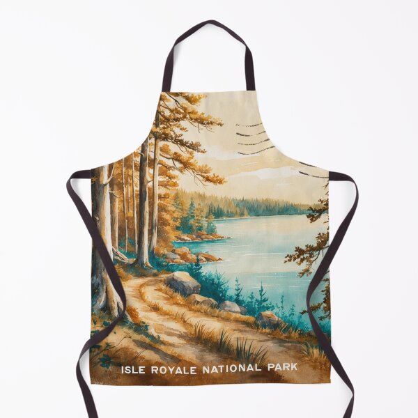 Item preview, Isle Royale National Park Postcard Vintage Retro Travel designed and sold by TravelPostcardGems.