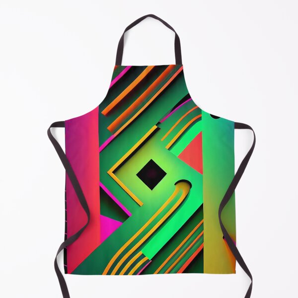 Item preview, “Neon Dreamscapes: Laser Flux 3D Color Surge” designed and sold by Art-Vortex-fr.