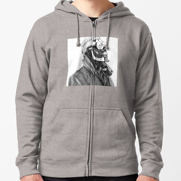 Protest or Die Series no 2 by iServalan Illustration Art by Tale Teller Club Orchestrations Zipped Hoodie