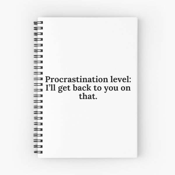 Aperçu de l'œuvre Niveau de procrastination créée et vendue par Sarzel.