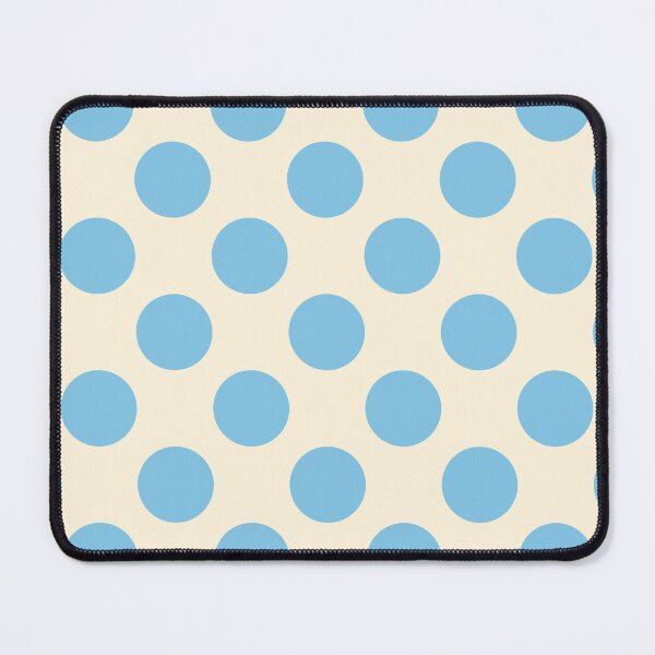 Item preview, Earthy Sky Blue Polka Dots and Cream Background designed and sold by Kpss2564.