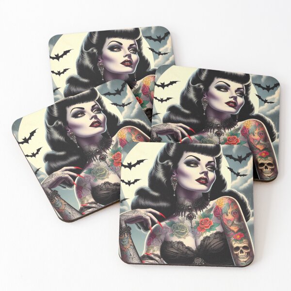 Item preview, Hot Goth Girl designed and sold by PulpVintage.