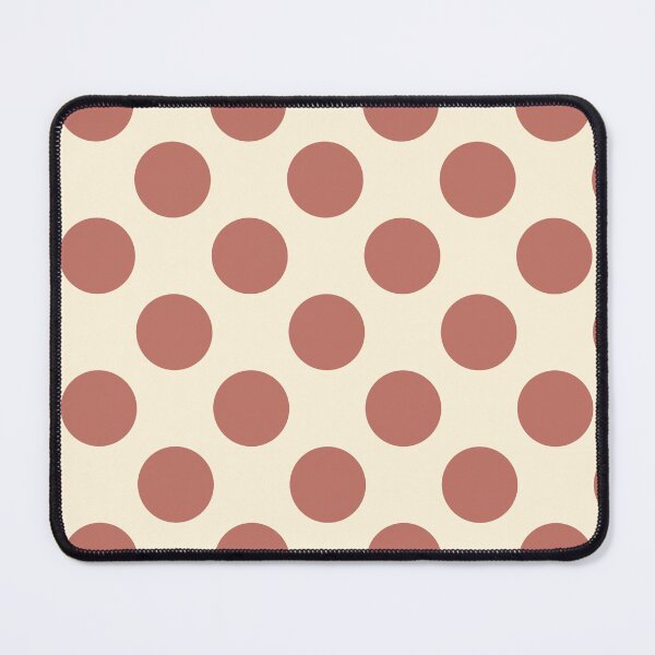 Item preview, Earthy Bruised Red Tones Polka Dots and Cream Background designed and sold by Kpss2564.