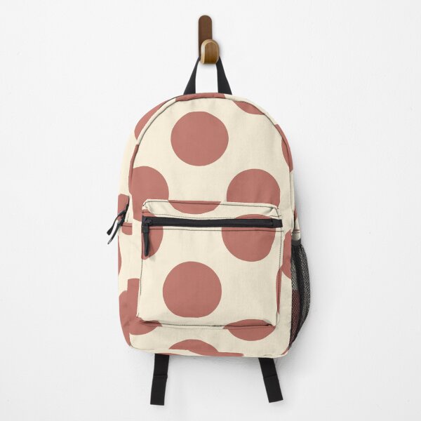 Item preview, Earthy Bruised Red Tones Polka Dots and Cream Background designed and sold by Kpss2564.