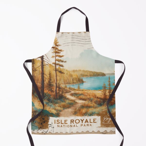 Item preview, Isle Royale National Park Postcard Vintage Retro Travel designed and sold by TravelPostcardGems.