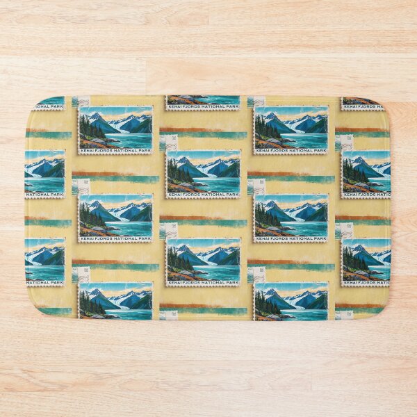 Item preview, Kenai Fjords National Park Postcard Vintage Retro Travel designed and sold by TravelPostcardGems.