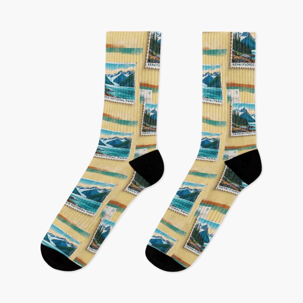 Item preview, Kenai Fjords National Park Postcard Vintage Retro Travel designed and sold by TravelPostcardGems.