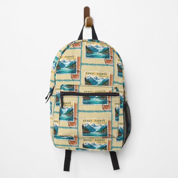 Item preview, Kenai Fjords National Park Postcard Vintage Retro Travel designed and sold by TravelPostcardGems.