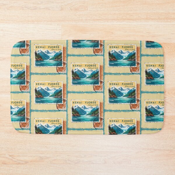 Item preview, Kenai Fjords National Park Postcard Vintage Retro Travel designed and sold by TravelPostcardGems.